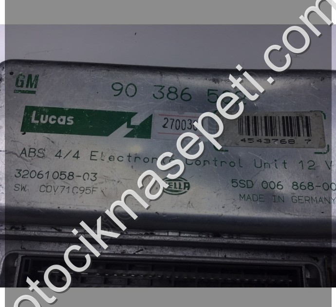 Opel Corsa B Tigra A ABS Beyni 90386502 5SD006868-00