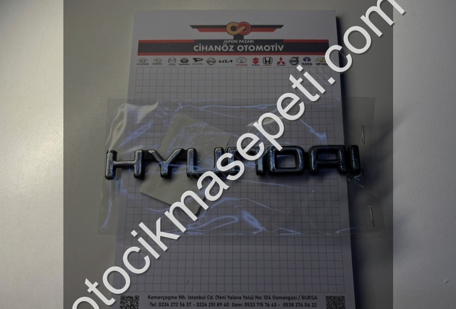 HYUNDAİ KROM ARMA YAZI