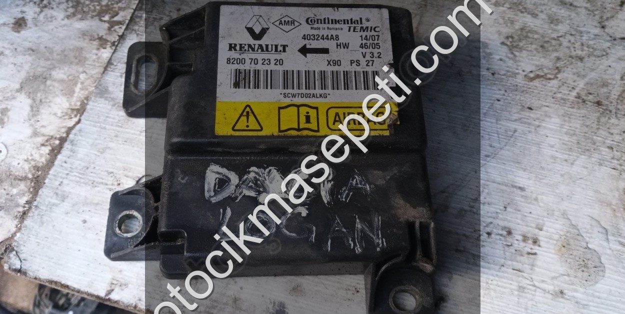 Dacia logan airbag beyni
