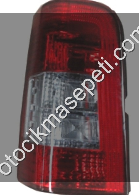 Citroen Berlingo Stop Lambası Sol Kırmızı/Beyaz Bagaj Kapağı Yana