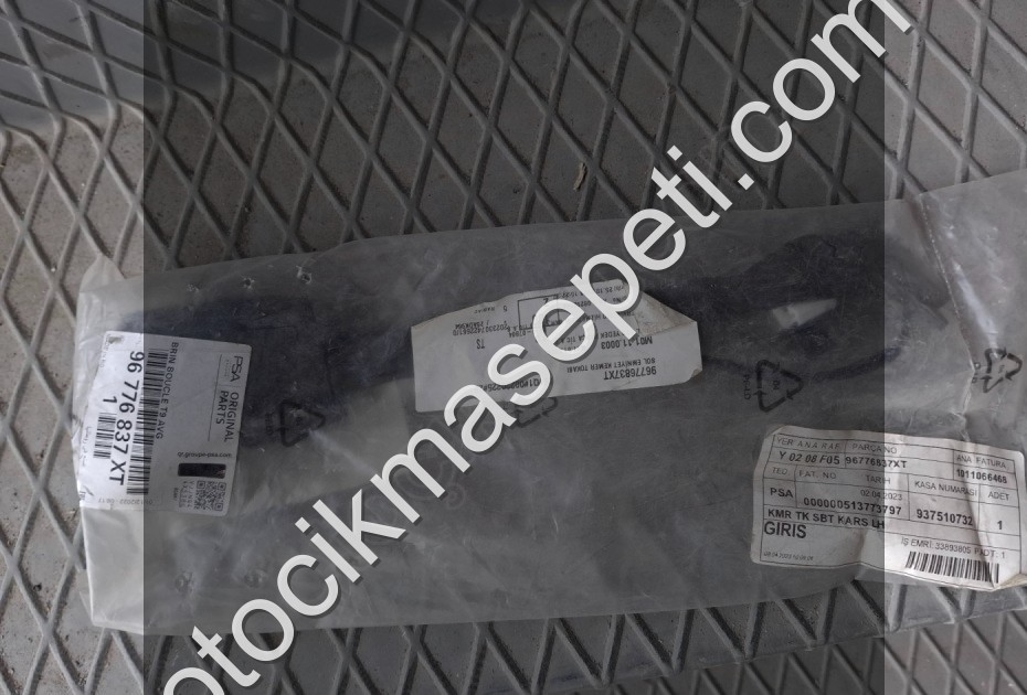 Peugeot 308 emniyet kemer kolu sol 96776837XT