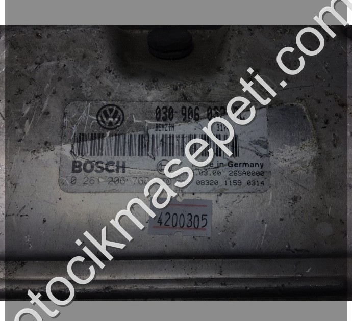 Volkswagen Polo 1.0 Motor Beyni 0261206766 030906032BC