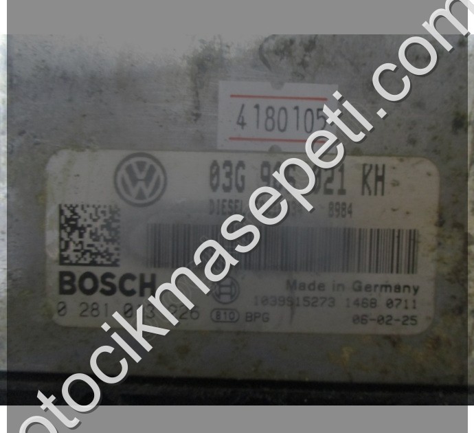 Volkswagen Golf 1.9 Motor Beyni EDC16U34 0281013226 03G906021KH