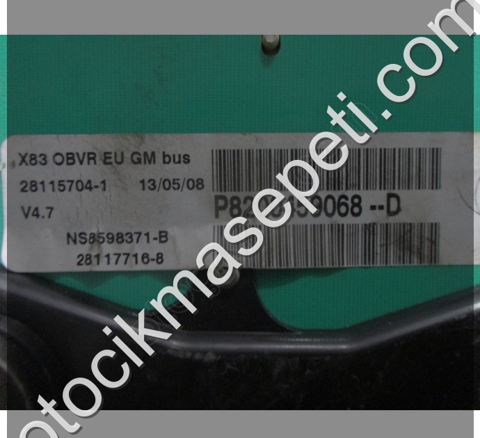 Renault Trafic Kilometre Saati Gösterge Paneli P8200459068-D