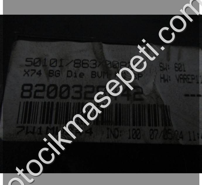 Renault Laguna 2 Dizel Kilometre Saati Gösterge Paneli 8200328442