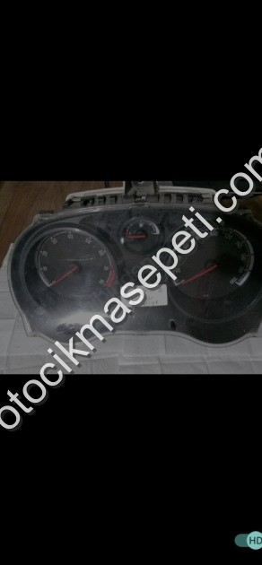 Opel CorsaD 1.2 benzinli otomatik vites gösterge paneli orijinal