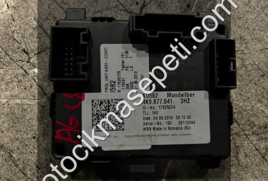 AUDi A6 C8 4K9877041 SUNROOF BEYNİ EGE OTOMOTİV BURSA