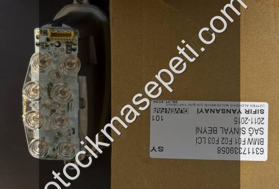 BMW F01 F02 F03 LCİ SAĞ SİNYAL BEYNİ 2011-2015 63117339058 SY