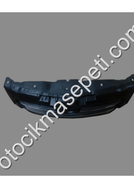 Toyota Corolla E150 Ön Panjur Siyah Üst Koruma Plastikli Gümüş