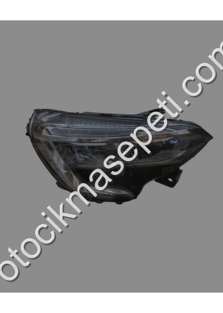 Renault Clio 5 Hb Far Lambası Sağ Elektrikli/Motorlu Nikelaj Çıta