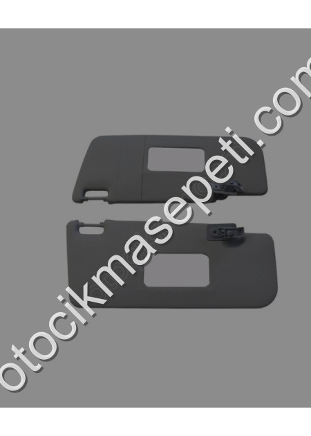 Fiat Panda Güneşlik Gri Sağ Sol Set 2 Parça 04 12