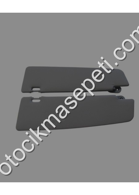 Citroen Jumper Güneşlik Gri Sağ/Sol Set 2 Parça 20072013