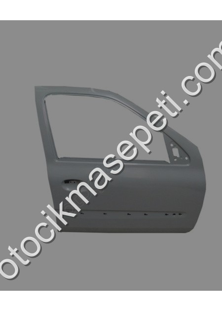 Renault Clio 2 Hb Ön Kapi Komple Sağ Band Delikli/Gri Boyali İ