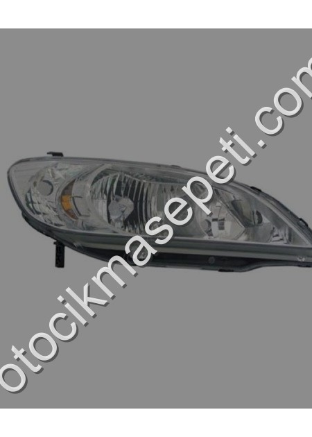 Honda Civic Sd Far Lambası Sol Manuel Sinyali Sarı Camı Setli Par