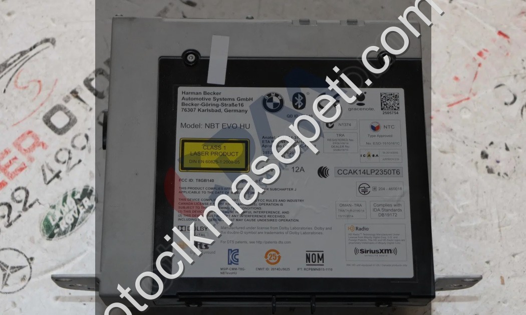 2017 BMW 5 SERİSİ F20 F30 LCİ F15 G30 TEYP NAVİGASYON 880015301