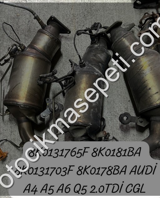 8K0131765F 8K0131703F AUDİ A4 A5 Q5 2.0 CGL PARTİKÜL KATALİZÖR